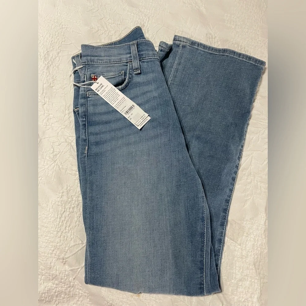 NWT Hudson NOA High Rise Straight Crop Size 25